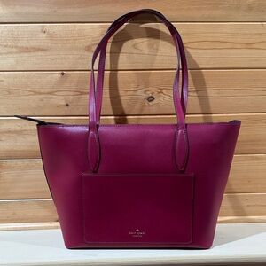 Kate Spade Deep Red Tote Bag